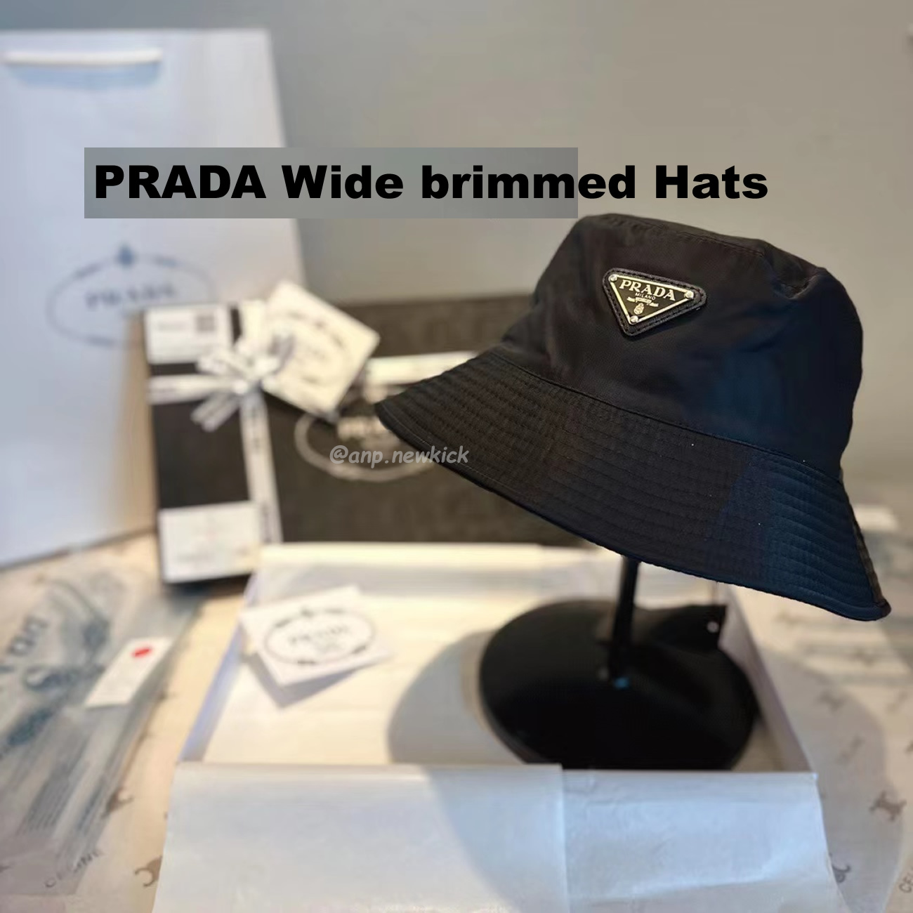 Prada Wide Brimmed Hats (10) - newkick.app